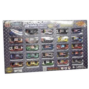 Furious Road Trip 25-Car Pack – Pull Back Action – Mixed Designs – Ages 8+